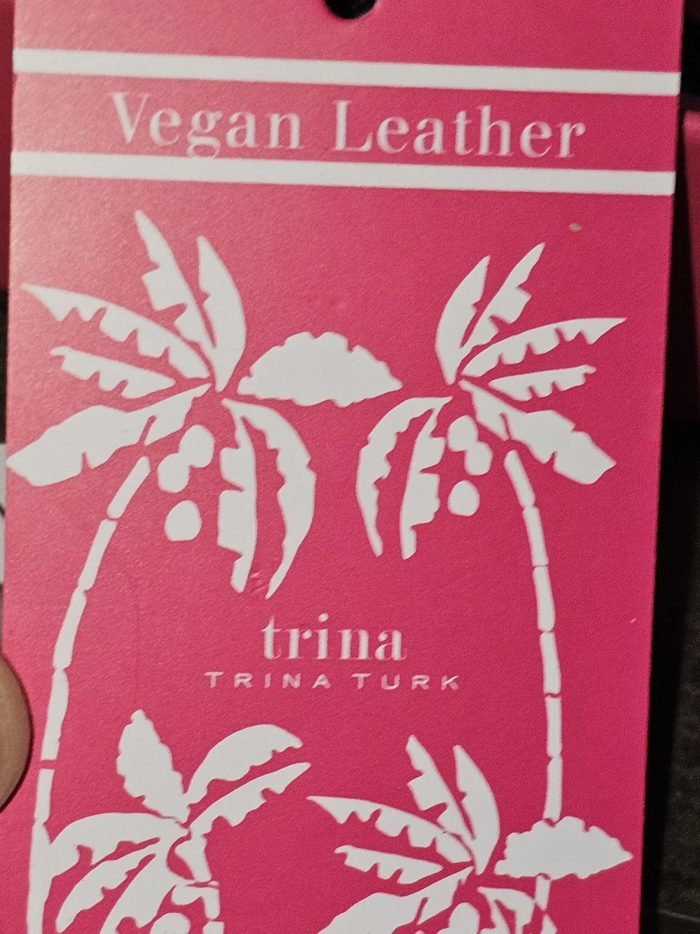 Trina Turk Pink Floral Zip Around Small Wallet-Vegan Leather